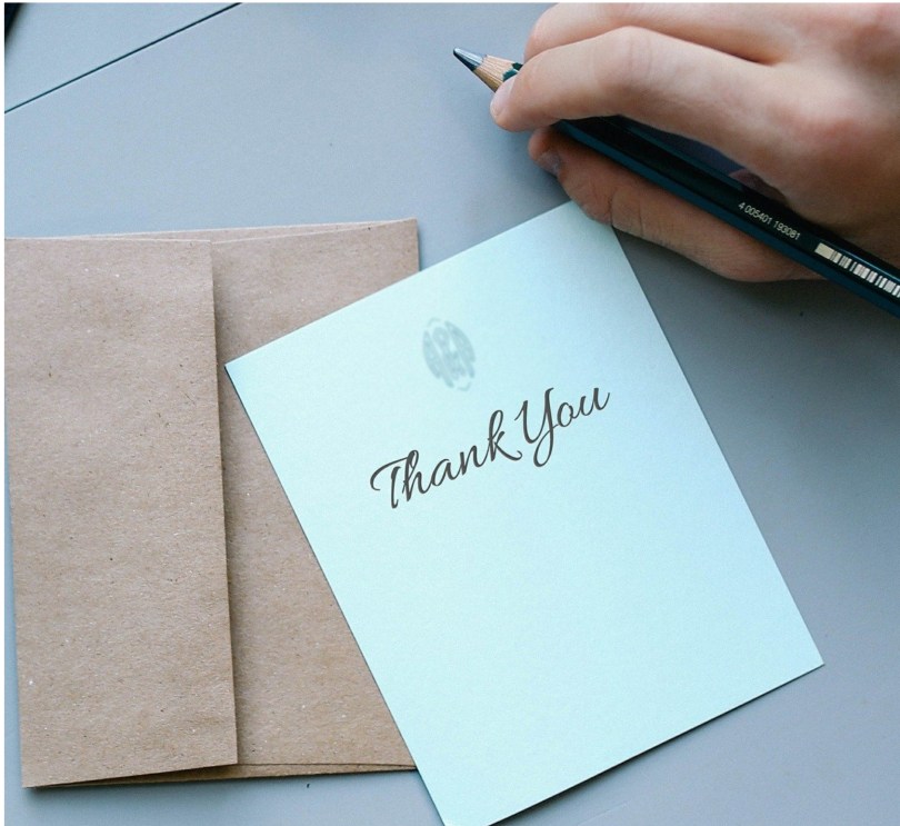 thank you card