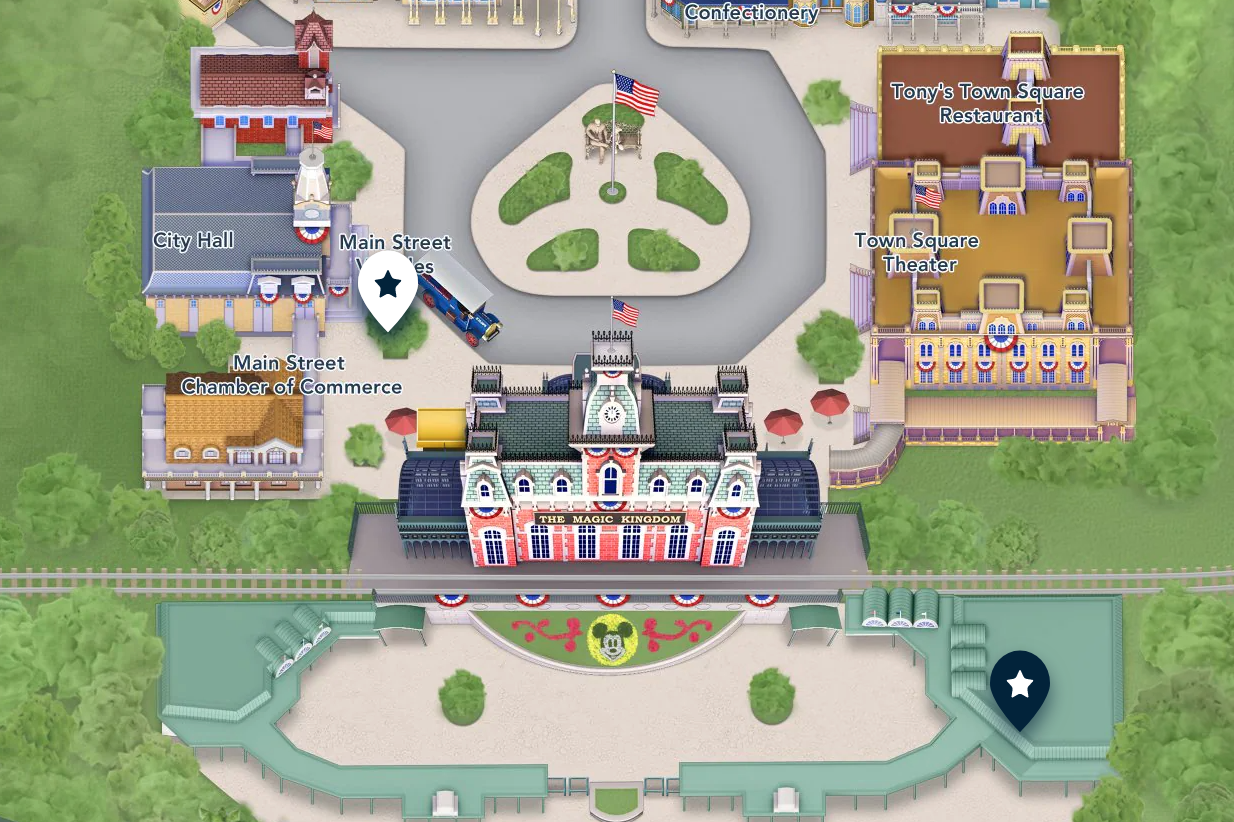 Guest Relations office at Magic Kingdom